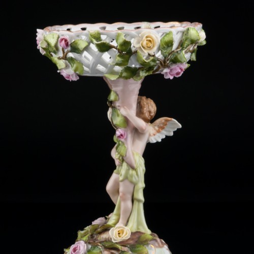 Вазочка-конфетница с ангелочком, Von Schierholz, Германия, 1907-27 гг
