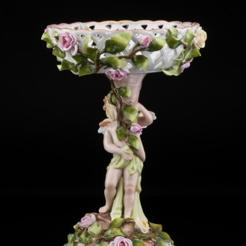 Вазочка-конфетница с ангелочком, Von Schierholz, Германия, 1907-27 гг