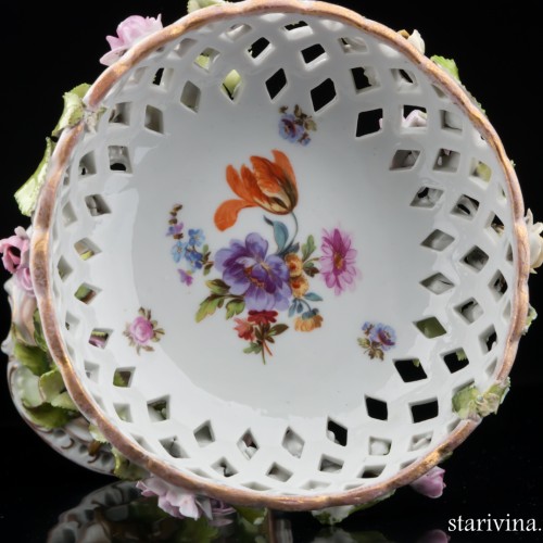 Вазочка-конфетница с ангелочком, Von Schierholz, Германия, 1907-27 гг