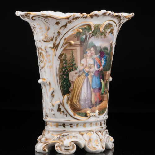 Ваза с ручной росписью, Франция, 19 в