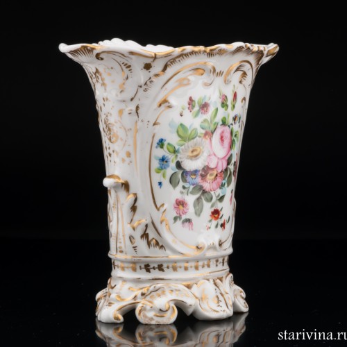 Ваза с ручной росписью, Франция, 19 в