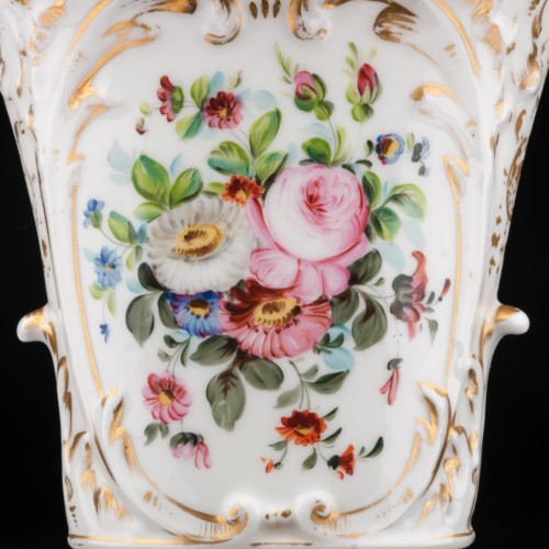 Ваза с ручной росписью, Франция, 19 в