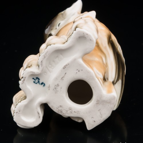 Сова с совятами, миниатюра, Sitzendorf, Германия, вт. пол. 20 в