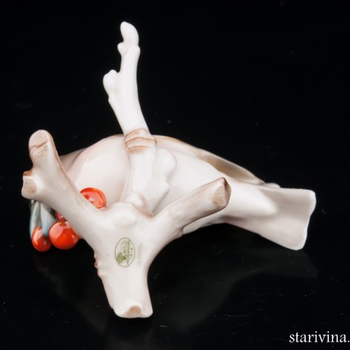 Птица Дубонос, миниатюра, Hutschenreuther, Германия, 1970 гг