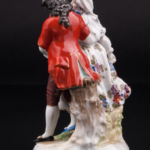 Дама с кавалером в шляпе, Volkstedt, Германия, до 1935 г