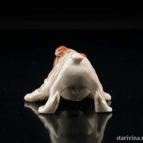 Щенок английского бульдога, миниатюра