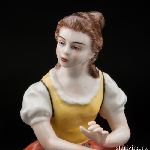 Пара с цветами, Sitzendorf, Германия, сер. 20 в