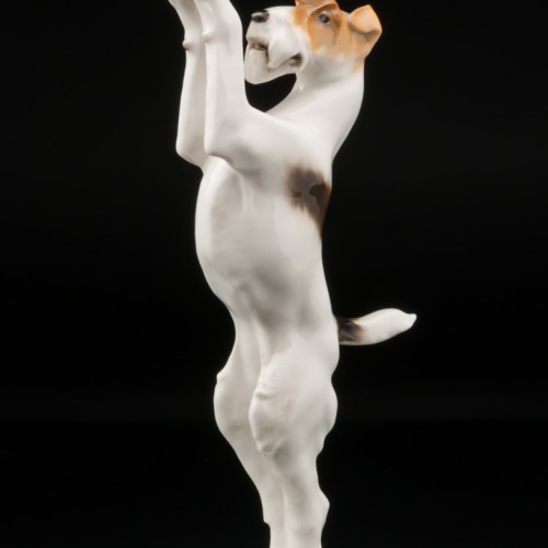Фокстерьер на задних лапах, Hutschenreuther, Германия, 1938-55 гг