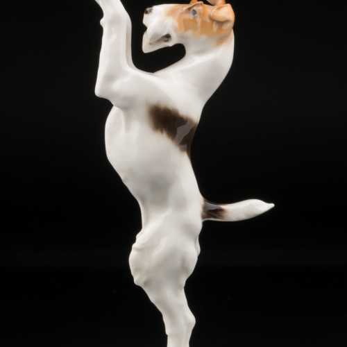 Фокстерьер на задних лапах, Hutschenreuther, Германия, 1938-55 гг