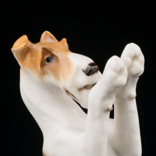 Фокстерьер на задних лапах, Hutschenreuther, Германия, 1938-55 гг