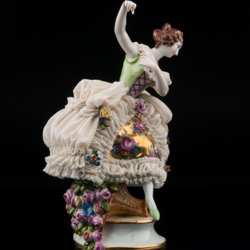 Балерина, кружевная, Muller & Co, Германия, нач. 20 в