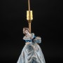 Лампа, дама в голубом, кружевная, Muller & Co, Германия, до 1927 г
