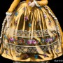 Дама в желтом платье с веером, Carl Thieme, Германия, кон. 19 - нач. 20 вв