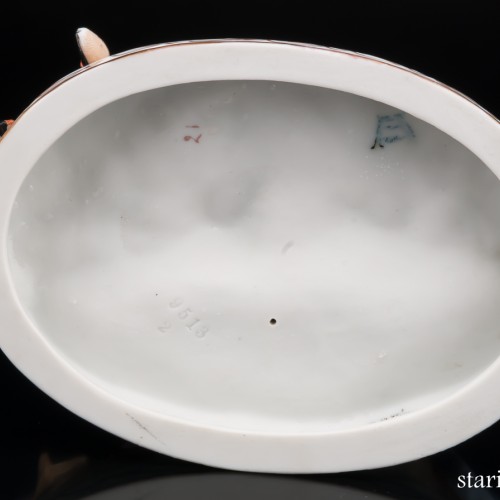 Пара, дама гадает кавалеру на картах, E. A. Muller, Германия, до 1927 г