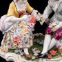 Пара с цветочной гирляндой, Sitzendorf, Германия, после 1950 г