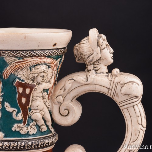 Большая ваза-амфора, Германия, кон. 19 - нач. 20 вв