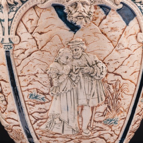 Большая ваза-амфора, Германия, кон. 19 - нач. 20 вв