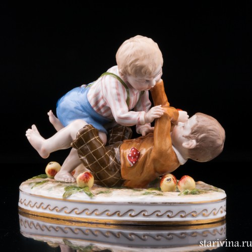 Дерущиеся дети, Richard Eckert & Co, Германия, 1908-12 гг