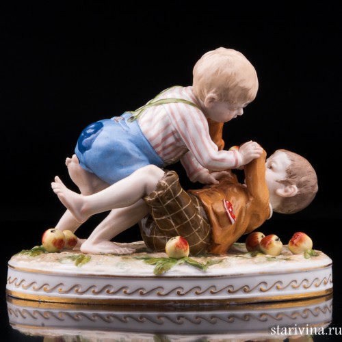 Дерущиеся дети, Richard Eckert & Co, Германия, 1908-12 гг