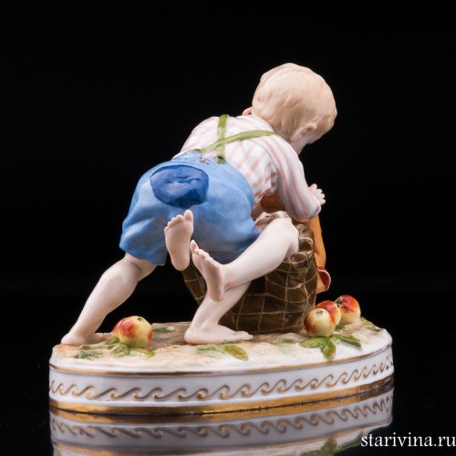 Дерущиеся дети, Richard Eckert & Co, Германия, 1908-12 гг