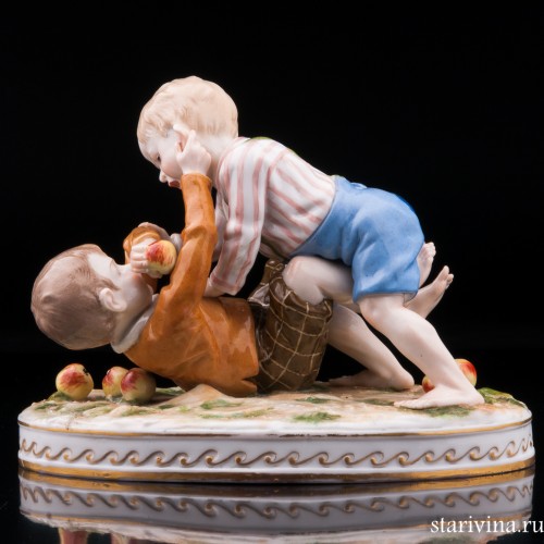 Дерущиеся дети, Richard Eckert & Co, Германия, 1908-12 гг