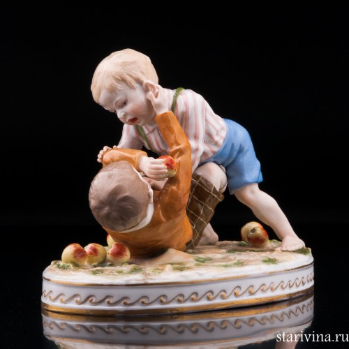 Дерущиеся дети, Richard Eckert & Co, Германия, 1908-12 гг