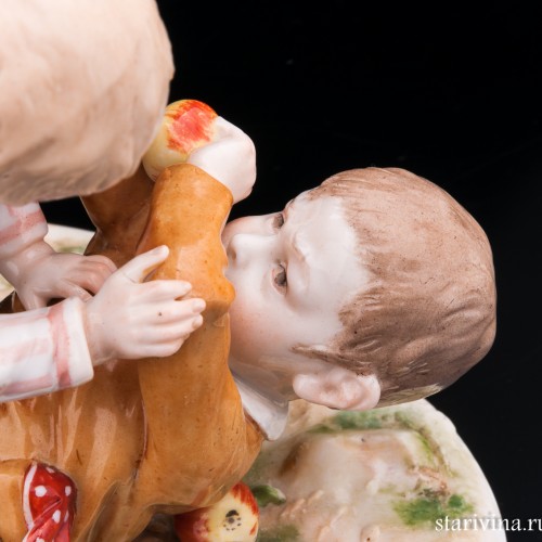 Дерущиеся дети, Richard Eckert & Co, Германия, 1908-12 гг