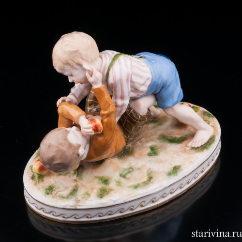 Дерущиеся дети, Richard Eckert & Co, Германия, 1908-12 гг