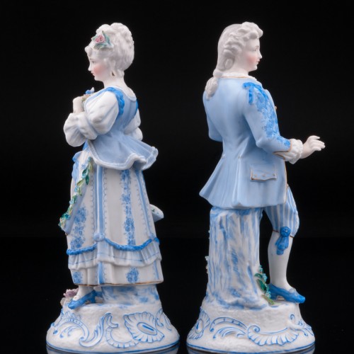 Пара в голубых костюмах, Германия, кон. 19 в