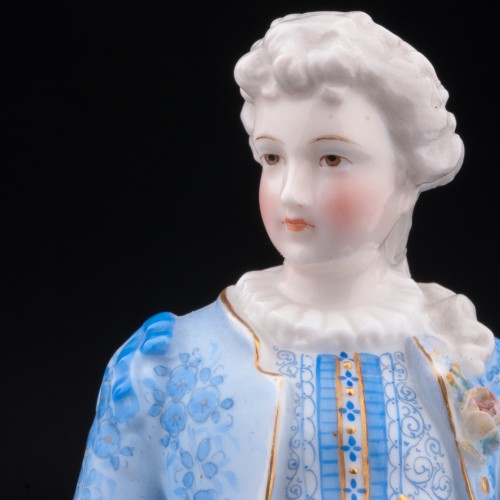 Пара в голубых костюмах, Германия, кон. 19 в