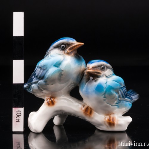 Два птенца на ветке, Goebel, Германия