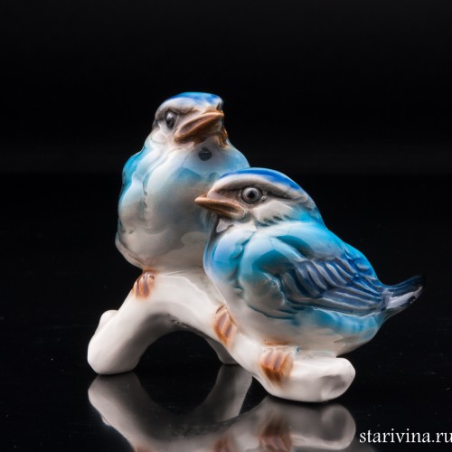 Два птенца на ветке, Goebel, Германия