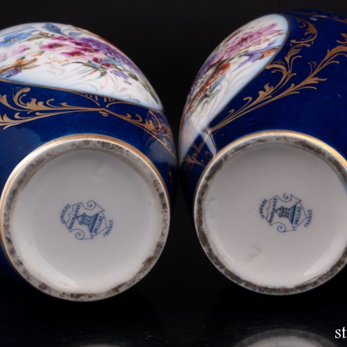 Парные декоративные вазы, Limoges, Франция