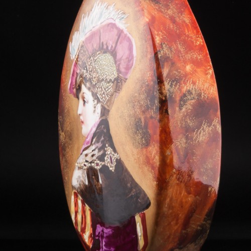 Декоративная ваза с портретом дамы, Сен-Дени, Франция, сер. 19 в