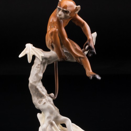 Обезьянка на дереве, Hutschenreuther, Германия, 1968-70 гг