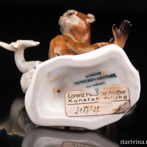 Обезьянка на дереве, Hutschenreuther, Германия, 1968-70 гг