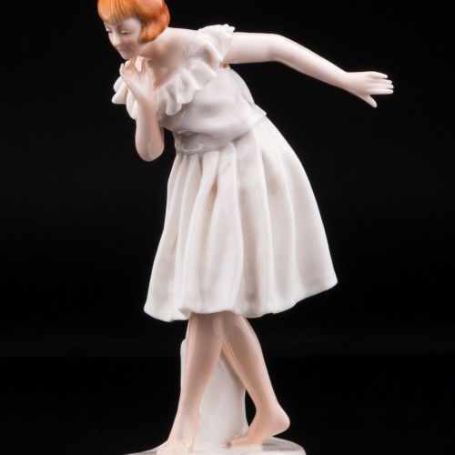 Девушка в белом платье, Karl Ens, Германия, 1920-30 гг