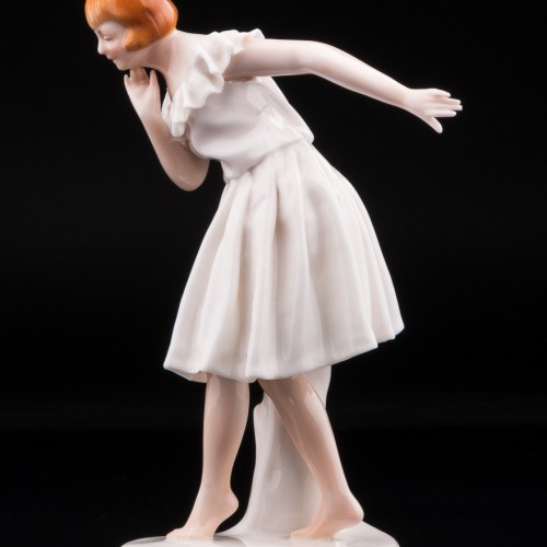 Девушка в белом платье, Karl Ens, Германия, 1920-30 гг