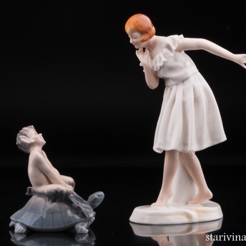 Девушка в белом платье, Karl Ens, Германия, 1920-30 гг