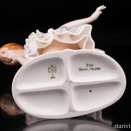 Девушка в белом платье, Karl Ens, Германия, 1920-30 гг