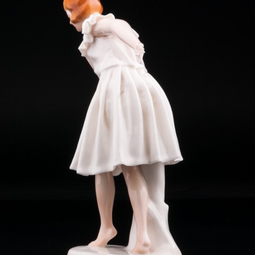 Девушка в белом платье, Karl Ens, Германия, 1920-30 гг