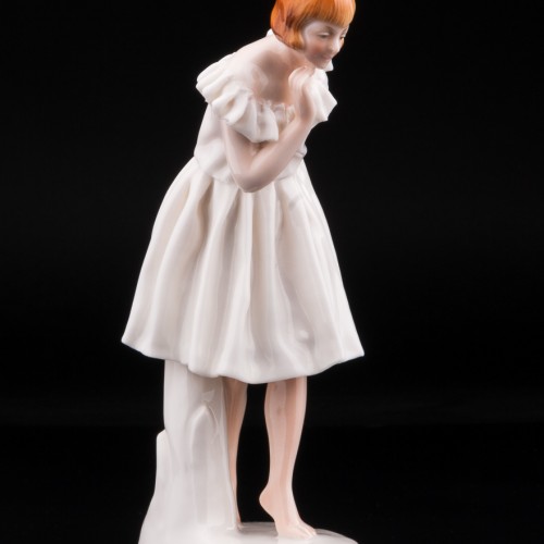 Девушка в белом платье, Karl Ens, Германия, 1920-30 гг