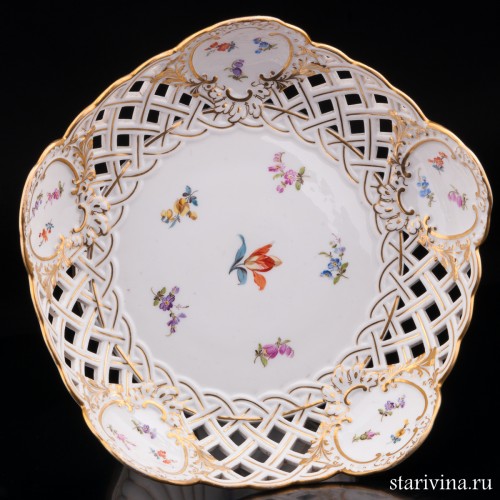 Ваза фруктовница, Meissen, Германия, кон. 19 в
