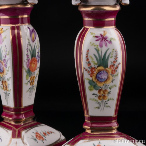 Два подсвечника-канделябра, Франция, 19 в