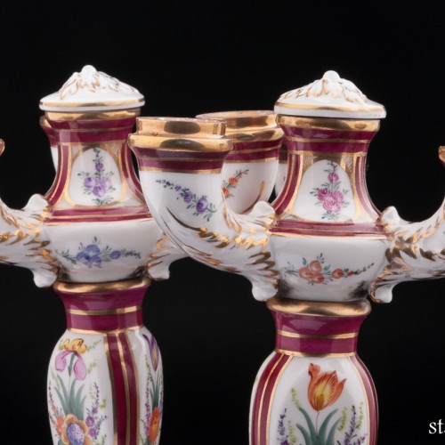 Два подсвечника-канделябра, Франция, 19 в