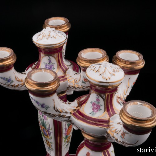 Два подсвечника-канделябра, Франция, 19 в