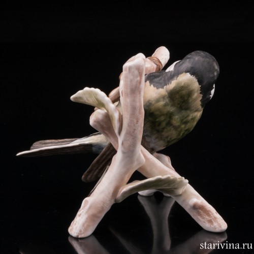 Большая синица на ветке, Goebel, Германия