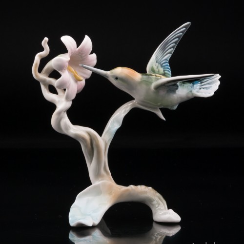 Колибри у цветка, Alka-Kunst Alboth , Alka Kaiser, Германия, 1953-70 гг