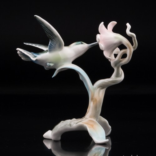 Колибри у цветка, Alka-Kunst Alboth , Alka Kaiser, Германия, 1953-70 гг
