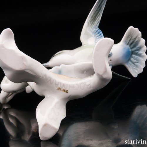 Колибри у цветка, Alka-Kunst Alboth , Alka Kaiser, Германия, 1953-70 гг